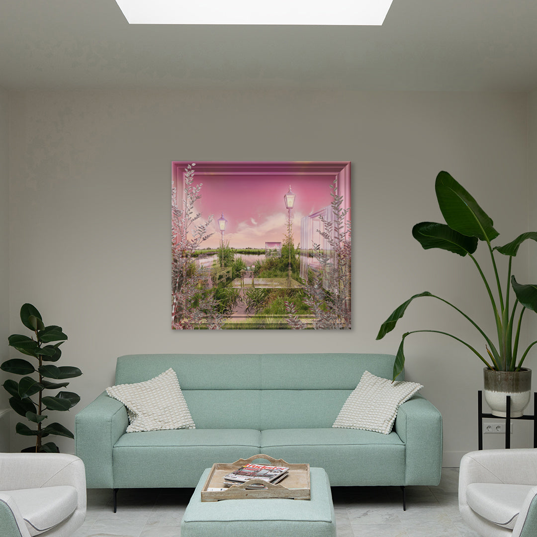 Chora waramuni kunstwerk Chora Waramuni gepresenteerd in moderne ruimte met focus op schaal en visuele impact.