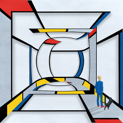 Geometric Bridge 21 Circle with figure in circular geometric structure