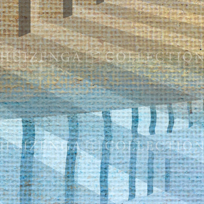 Detail van Palenkamer Domburg – verticale palenstructuur