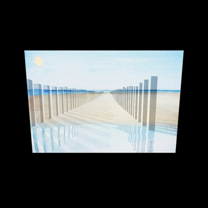 AR view of Palenkamer Domburg by Lisette Huizenga – experience this immersive painting in your own space.