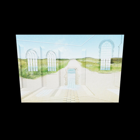 AR view of Path Through the Light by Lisette Huizenga – experience this immersive painting with path and light in your own space.